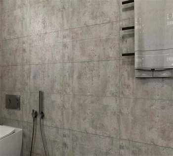 250-миллиметровая широкая порезная панель Flagstone Graphite PVC для душа, стеновая панель для ванной комнаты